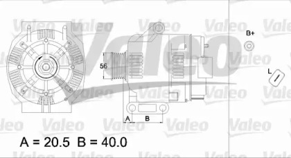 Генератор (VALEO: 437393)