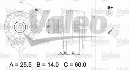 Генератор (VALEO: 437399)