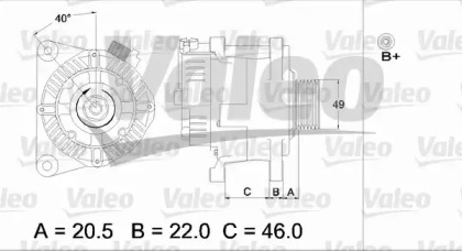 Генератор (VALEO: 437409)