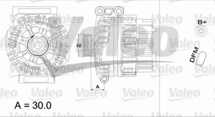 Генератор (VALEO: 437426)