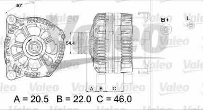 Генератор (VALEO: 437429)