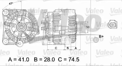 Генератор (VALEO: 437451)