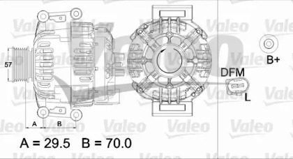 Генератор (VALEO: 437468)