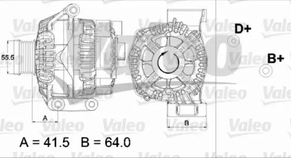 Генератор (VALEO: 437474)