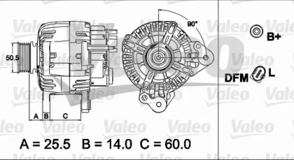 Генератор (VALEO: 437502)