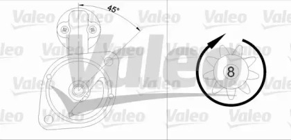 Стартер (VALEO: 455558)