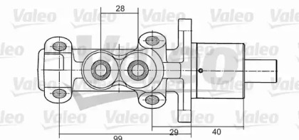 Цилиндр (VALEO: 350704)