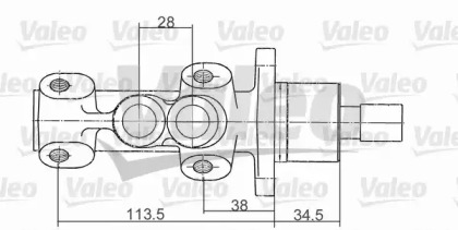 Цилиндр (VALEO: 350809)