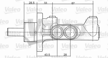 Цилиндр (VALEO: 402066)