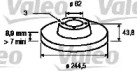 Тормозной диск (VALEO: 186143)