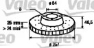 Тормозной диск (VALEO: 186696)