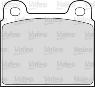 Комплект тормозных колодок (VALEO: 551427)