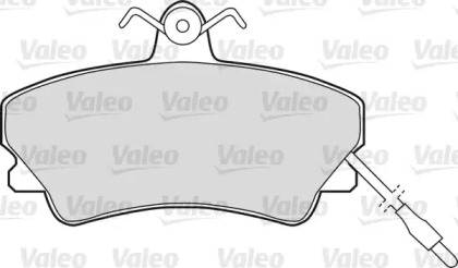 Комплект тормозных колодок (VALEO: 540534)