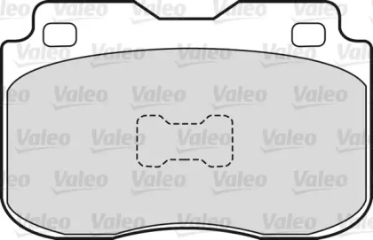 Комплект тормозных колодок (VALEO: 551007)