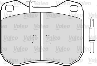 Комплект тормозных колодок (VALEO: 540305)