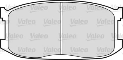 Комплект тормозных колодок (VALEO: 598612)