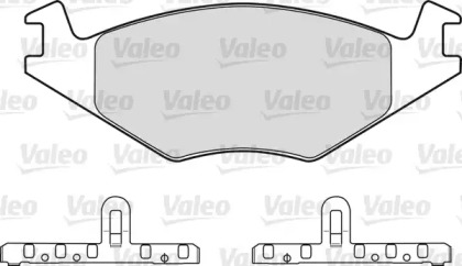 Комплект тормозных колодок (VALEO: 551024)