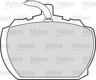 Комплект тормозных колодок (VALEO: 598391)