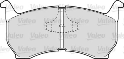 Комплект тормозных колодок (VALEO: 540440)