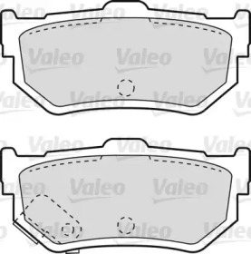 Комплект тормозных колодок (VALEO: 551695)