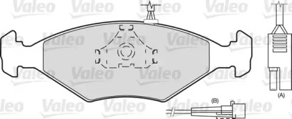 Комплект тормозных колодок (VALEO: 540499)