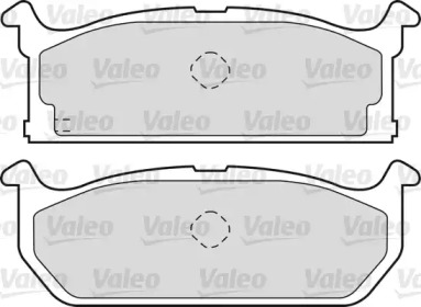 Комплект тормозных колодок (VALEO: 551720)