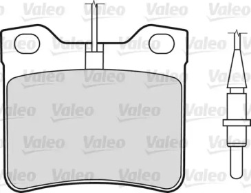 Комплект тормозных колодок (VALEO: 540805)