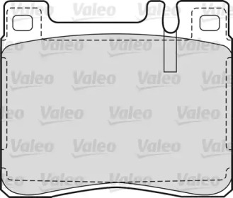 Комплект тормозных колодок (VALEO: 598688)