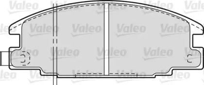 Комплект тормозных колодок (VALEO: 551759)