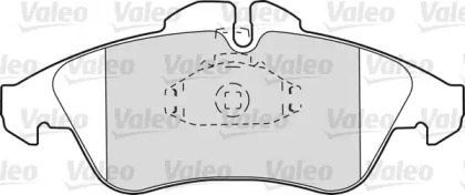 Комплект тормозных колодок (VALEO: 540792)