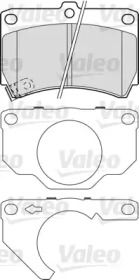 Комплект тормозных колодок (VALEO: 601018)