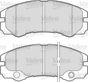 Комплект тормозных колодок (VALEO: 598460)