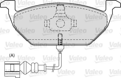 Комплект тормозных колодок (VALEO: 598298)