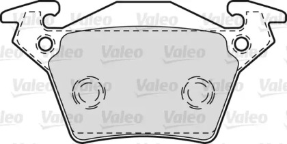 Комплект тормозных колодок (VALEO: 540938)