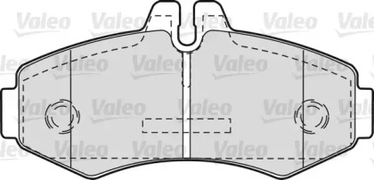 Комплект тормозных колодок (VALEO: 540937)