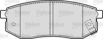 Комплект тормозных колодок (VALEO: 598866)