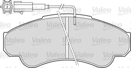 Комплект тормозных колодок (VALEO: 598969)