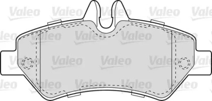 Комплект тормозных колодок (VALEO: 541728)