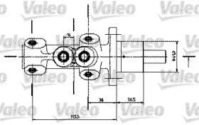 Цилиндр (VALEO: 350725)