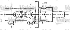 Цилиндр (VALEO: 402330)