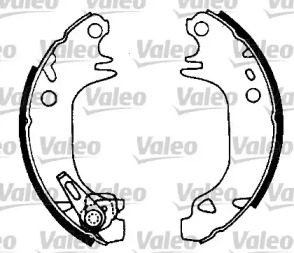 Комлект тормозных накладок (VALEO: 554693)