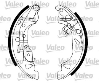 Комлект тормозных накладок (VALEO: 553868)