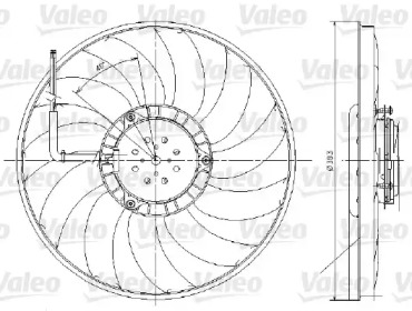 Вентилятор (VALEO: 696017)