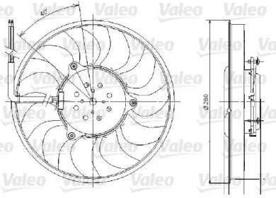 Вентилятор (VALEO: 696018)