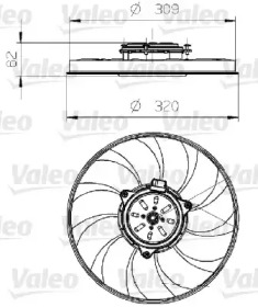 Вентилятор (VALEO: 696024)