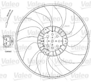 Вентилятор (VALEO: 696028)