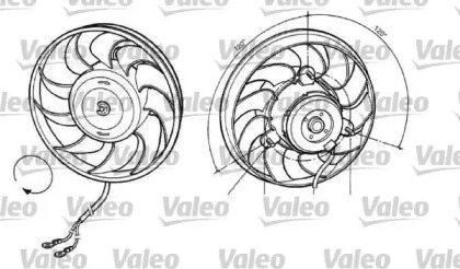 Вентилятор (VALEO: 696036)