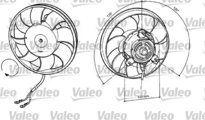 Вентилятор (VALEO: 696037)