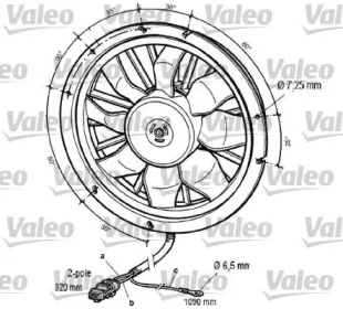 Вентилятор (VALEO: 696060)