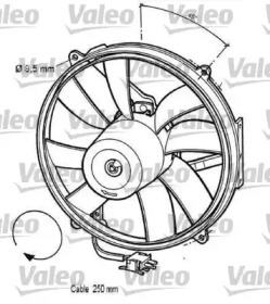 Вентилятор (VALEO: 696062)